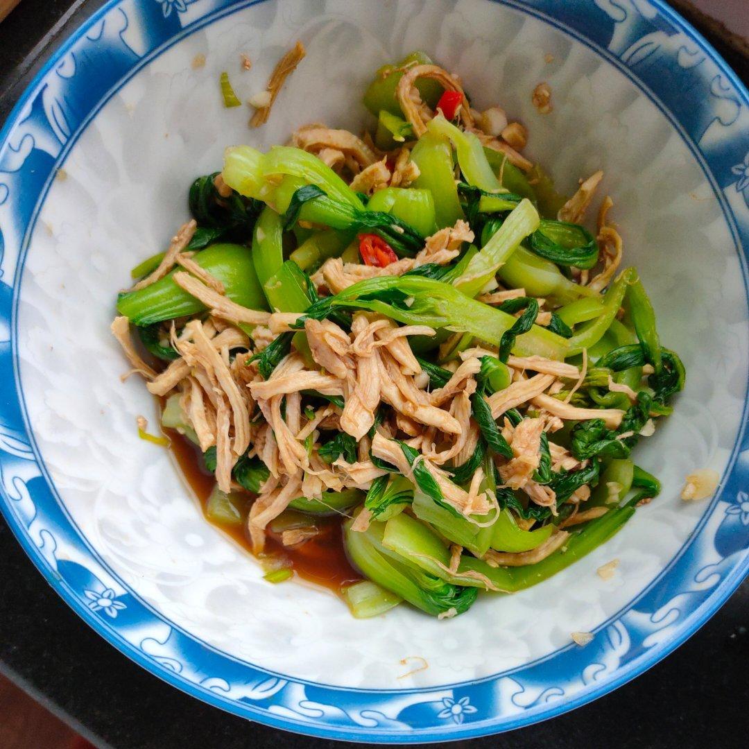 低脂减肥餐:手撕鸡胸肉