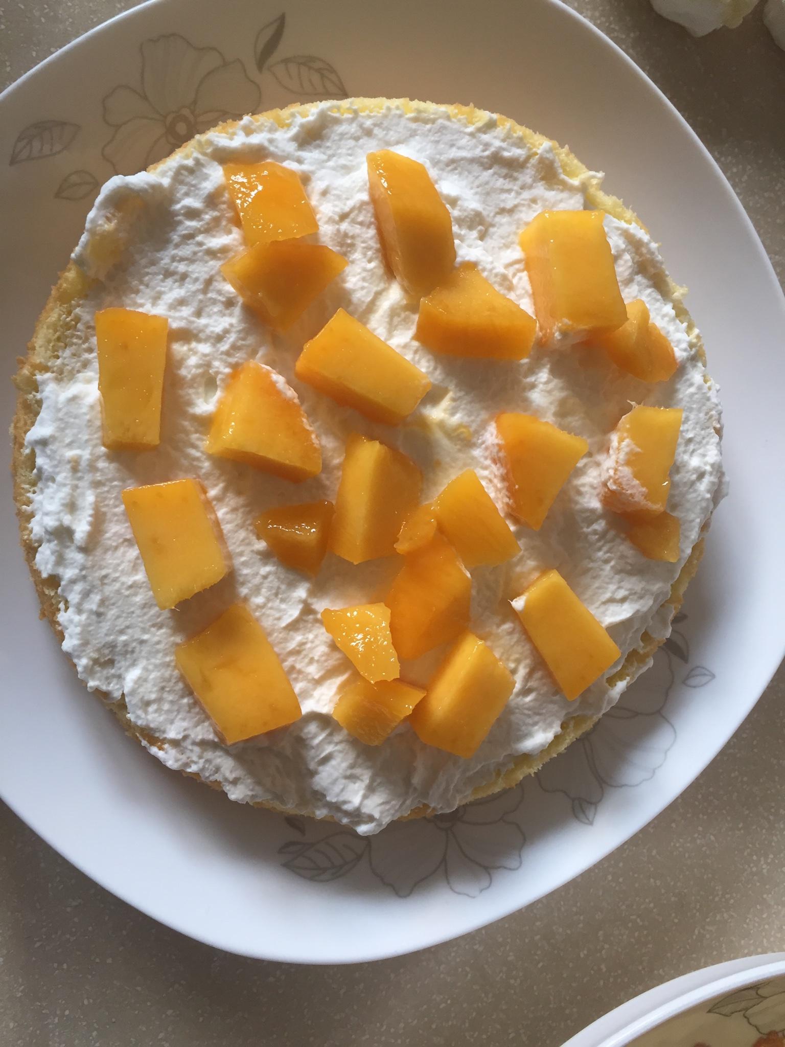 芒果花裸蛋糕的做法 步骤6