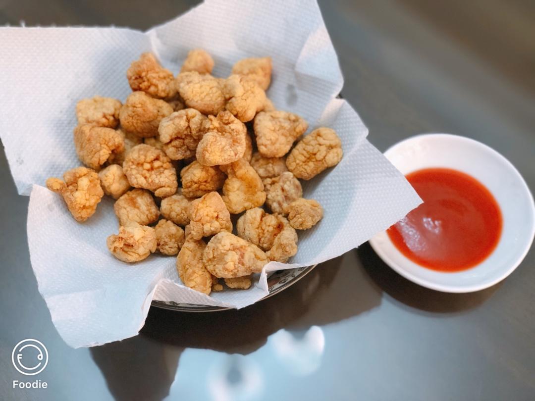 【鸡米花】自家炸鸡米花，香脆爆汁更安心！