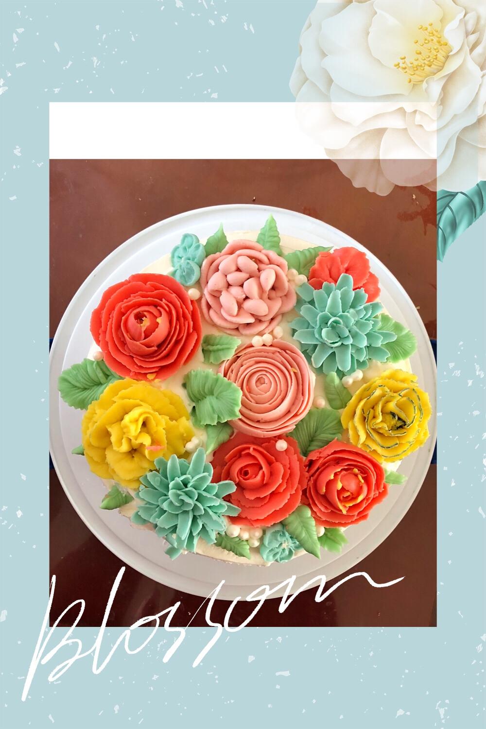 豆沙裱花第一次