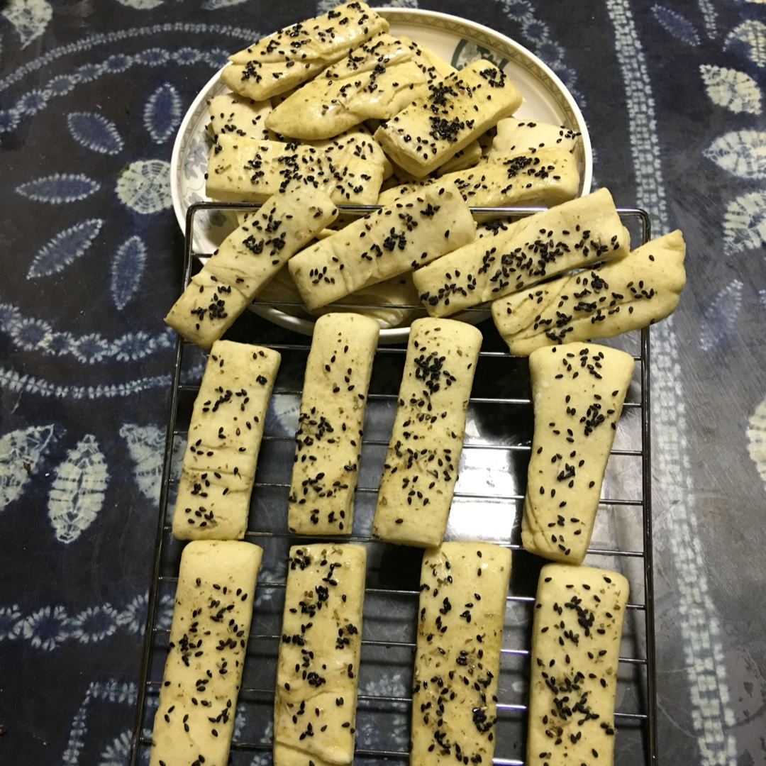 椒盐发面千层饼