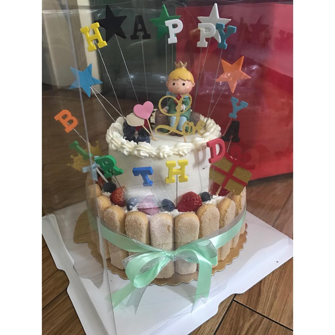 简单好做的8寸戚风蛋糕