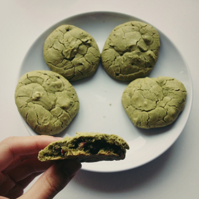 抹茶麻薯饼