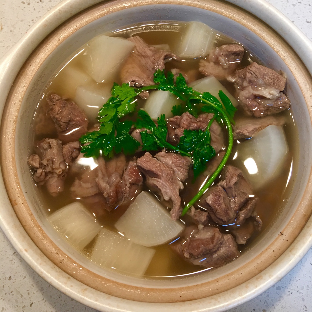 冷血阿喵做的萝卜炖羊肉