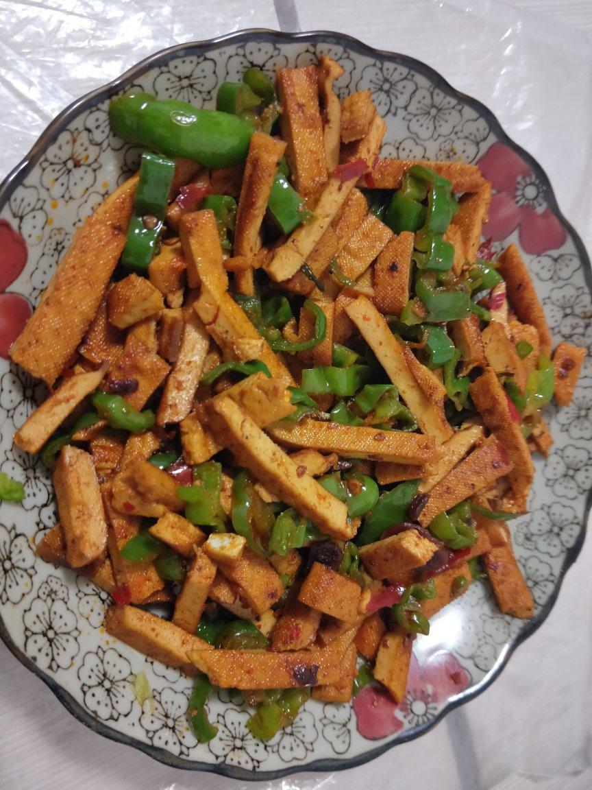 青椒豆腐干