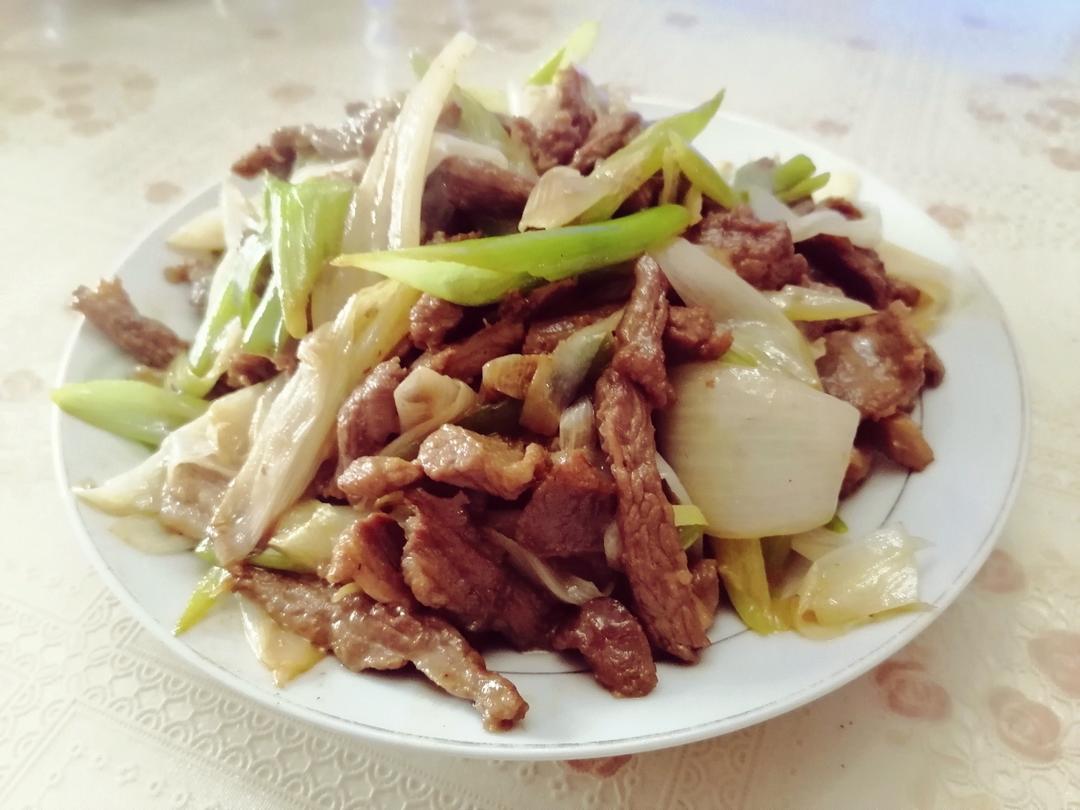 葱爆羊肉(简单版)
