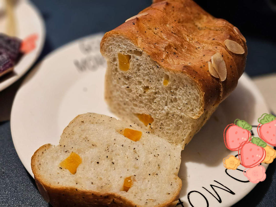 伯爵红茶白桃吐司