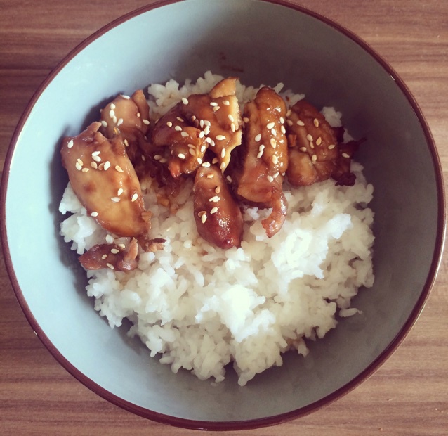照烧鸡腿饭
