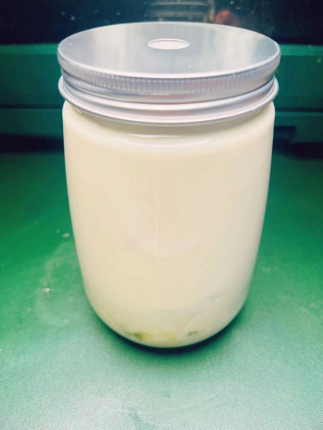 抹茶奶冻豆浆