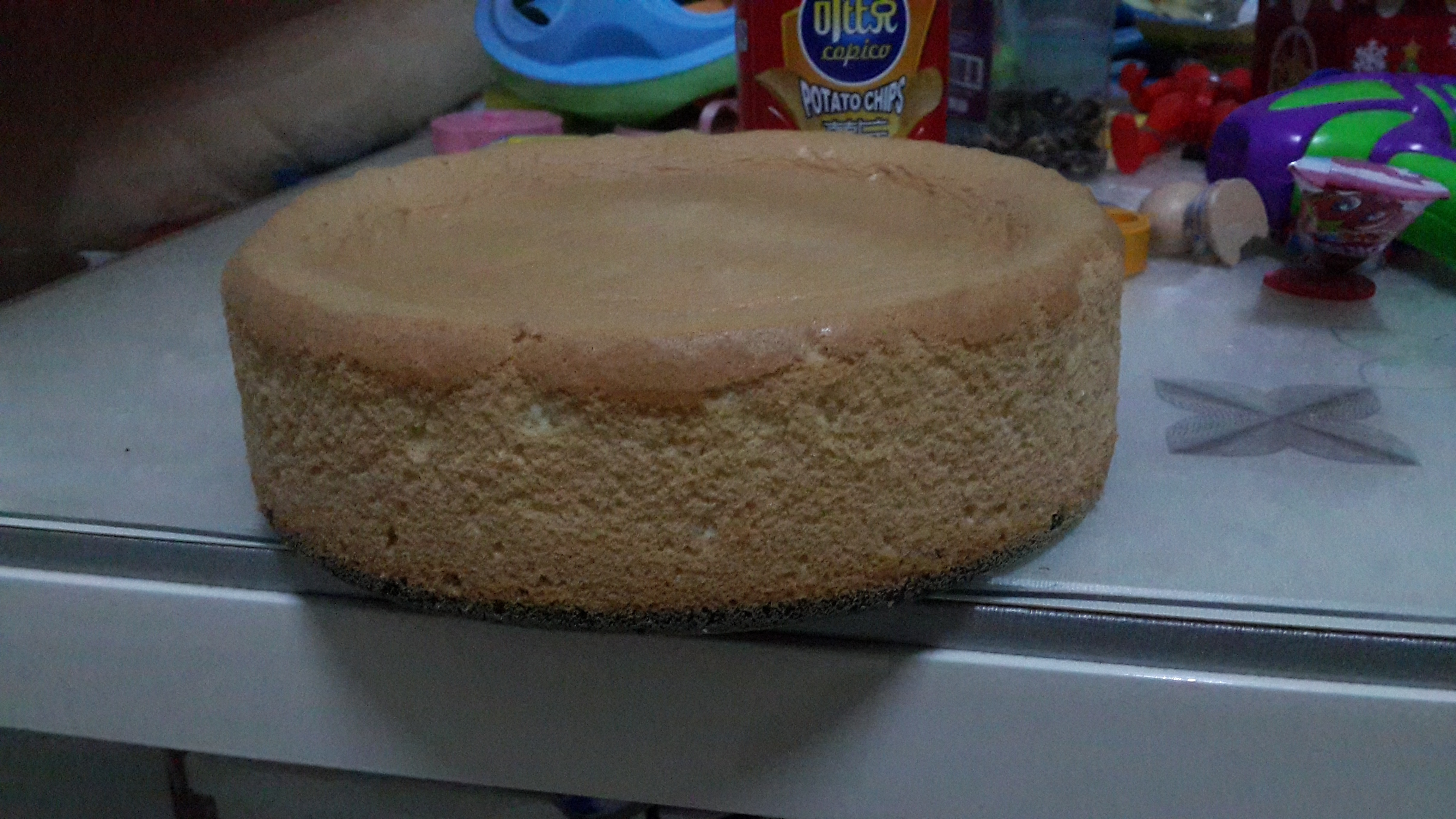 8寸蜂蜜戚风蛋糕