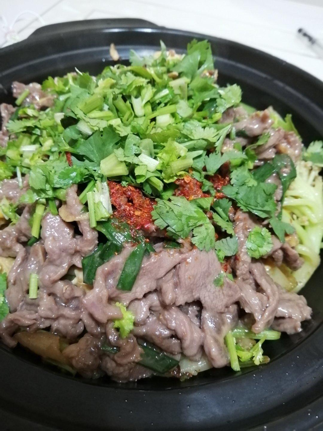 干锅牛肉