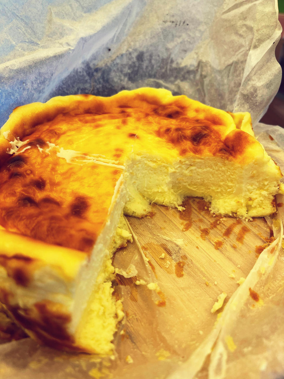 巴斯克式烤芝士蛋糕[超简单][搬运]