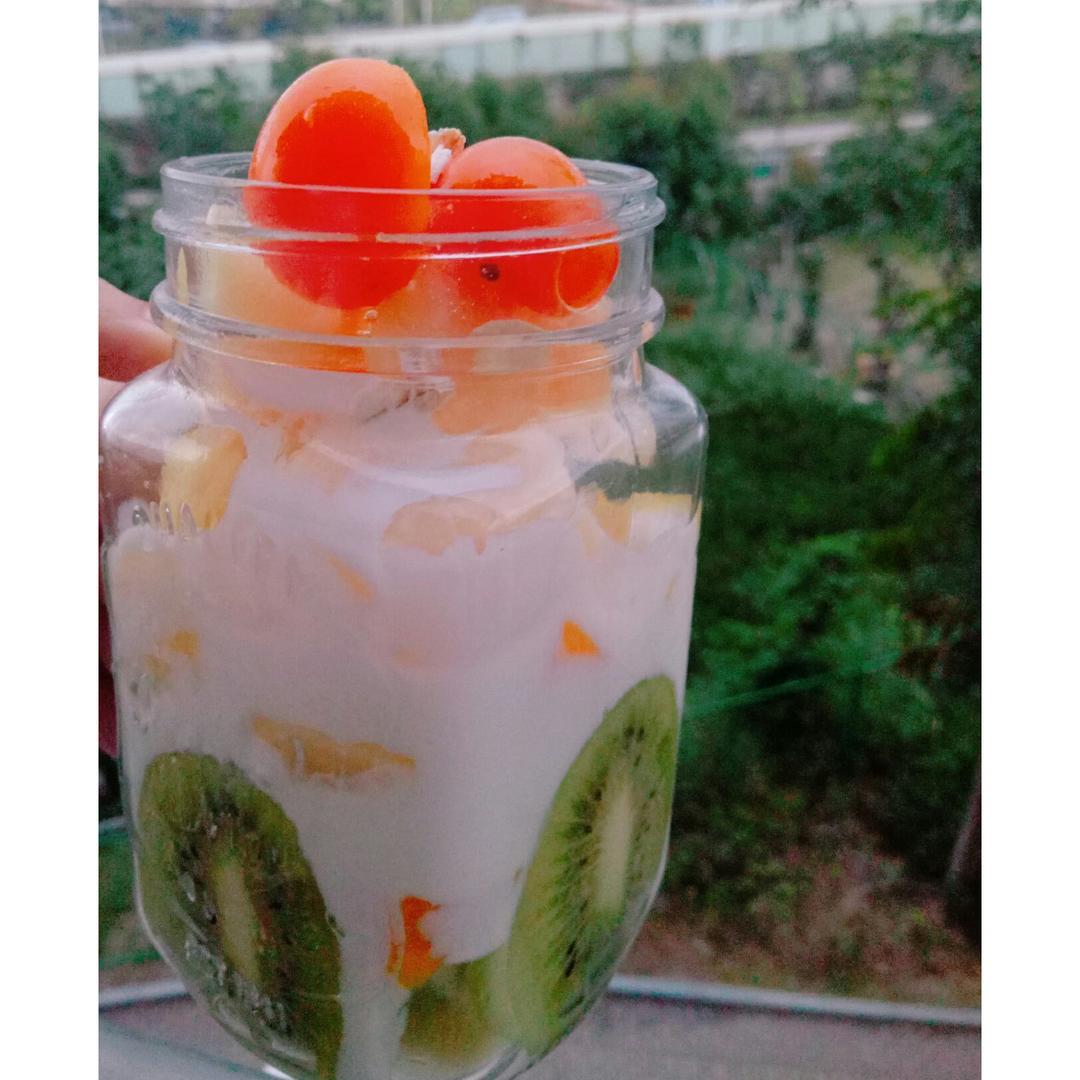 酸奶水果捞
