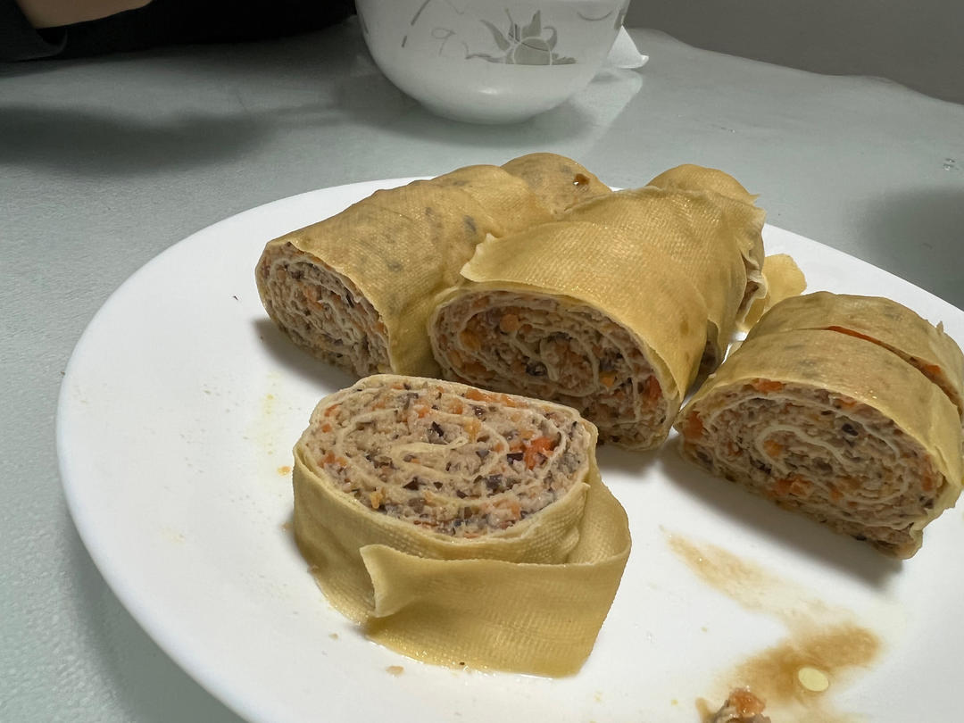 减脂豆皮卷