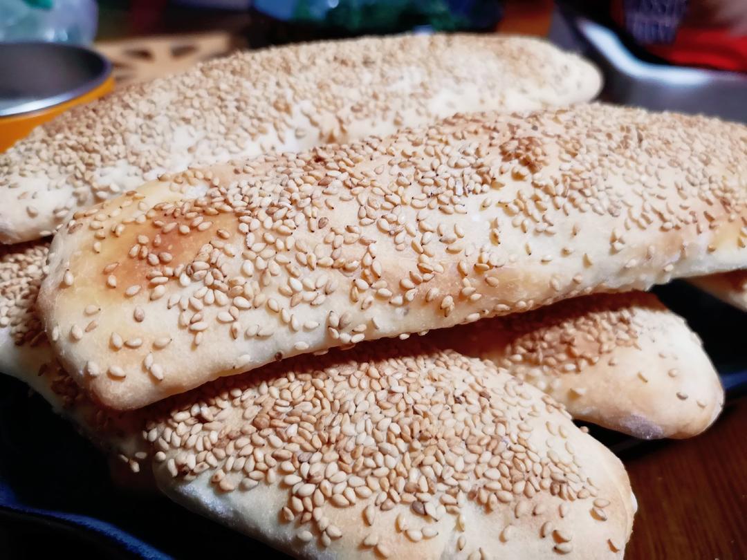 【小高姐】芝麻烧饼  满嘴留香的薄脆烧饼