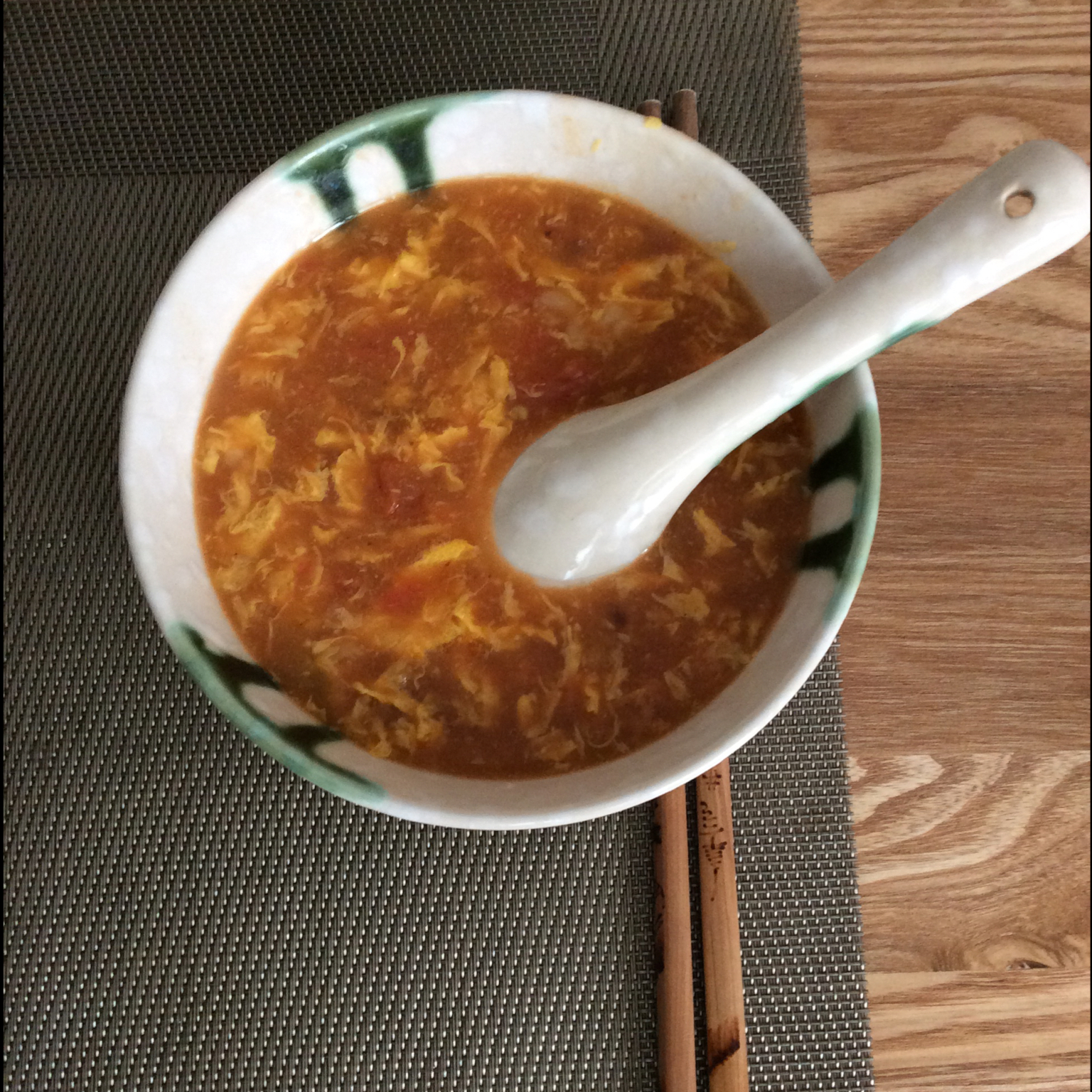 西红柿鸡蛋疙瘩汤