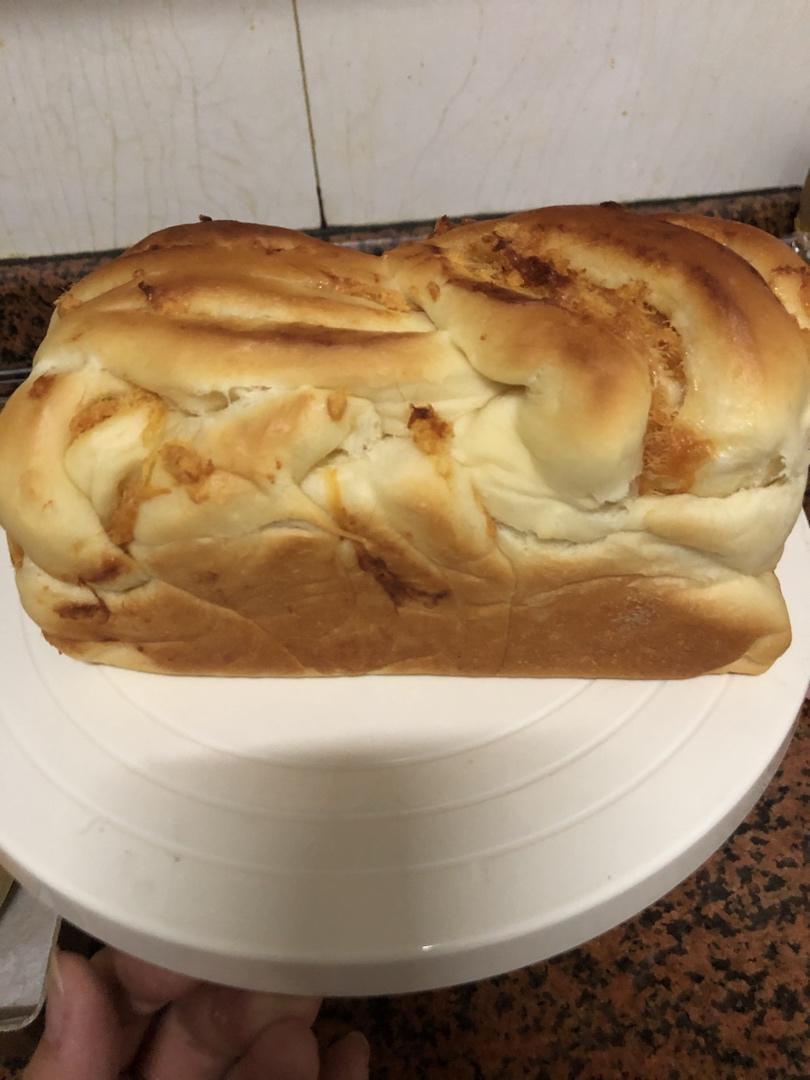 香葱肉松手撕吐司