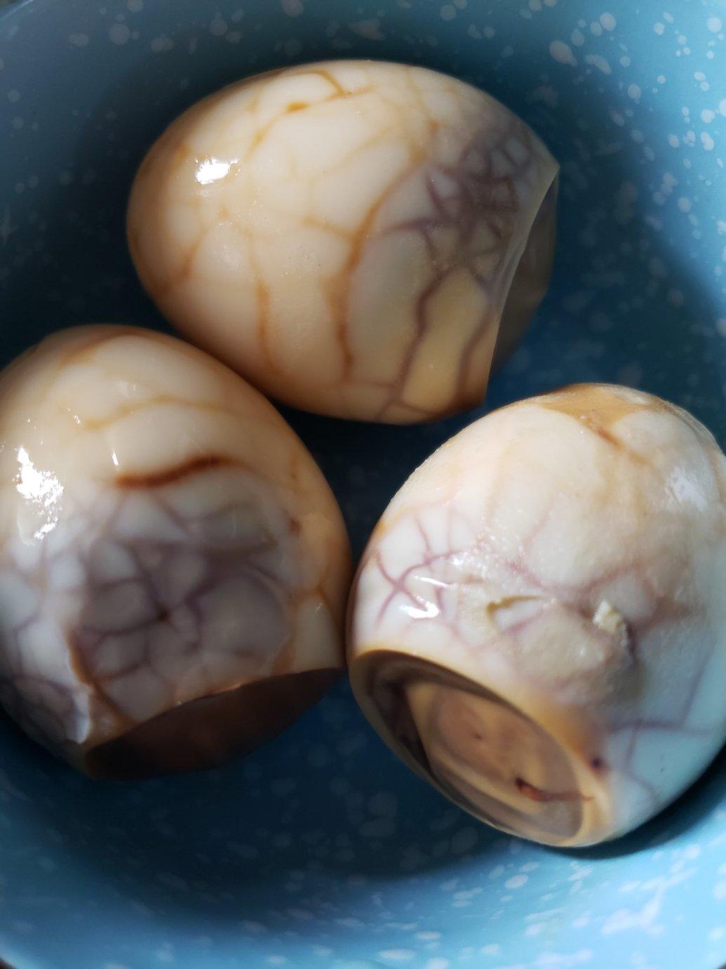 电饭煲煮五香茶叶蛋