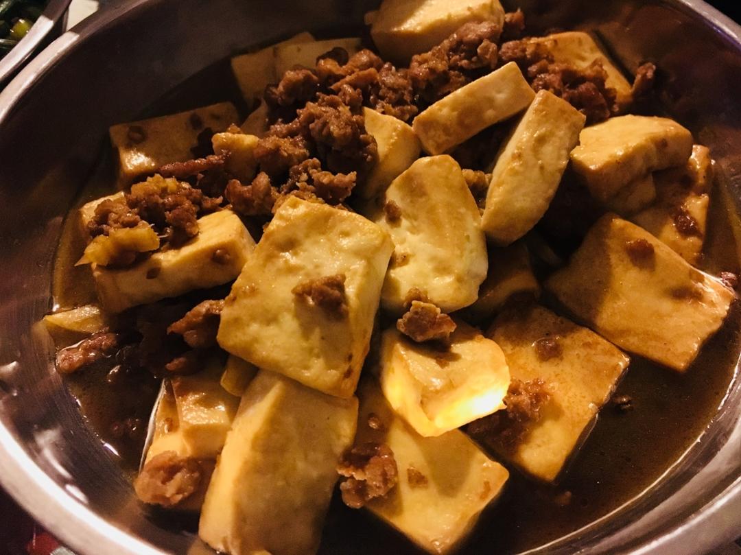 超级下饭的香菇肉沫豆腐