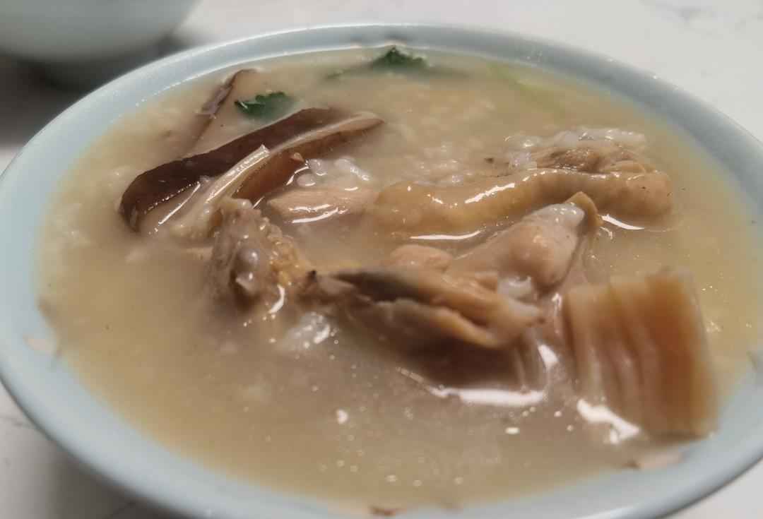 0失败香菇滑鸡粥