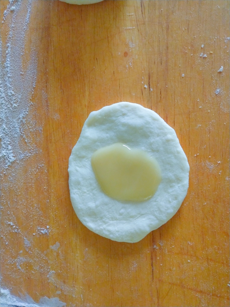 枣泥（豆沙）发面油酥饼的做法 步骤19