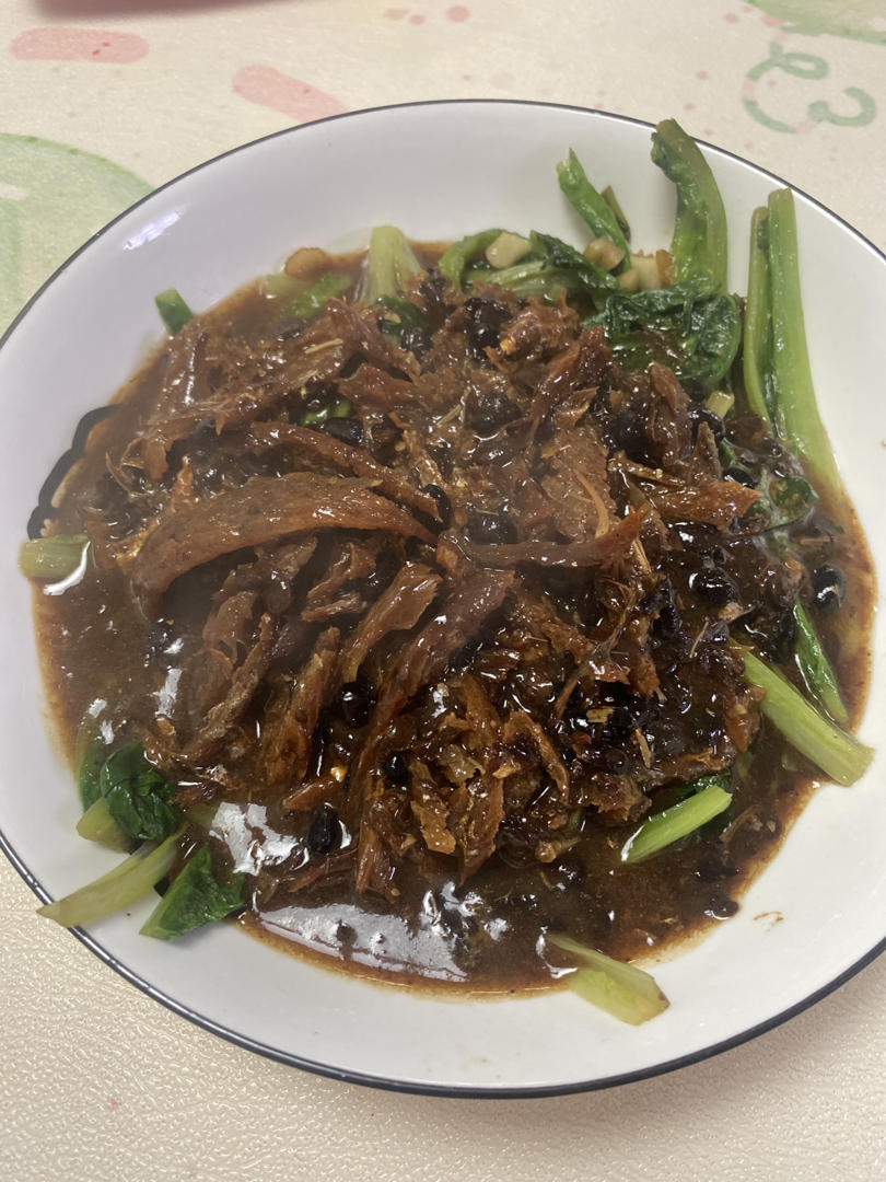 豆豉鲮鱼油麦菜