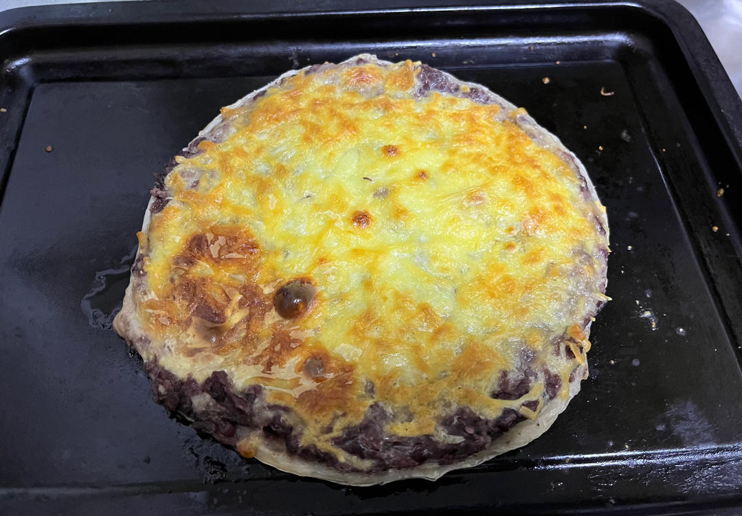 豆沙奶酪芝士饼的做法