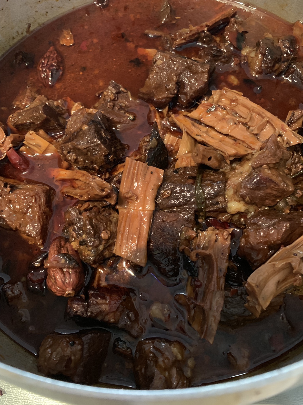 华大厨亲传的竹笋炖牛肉的做法