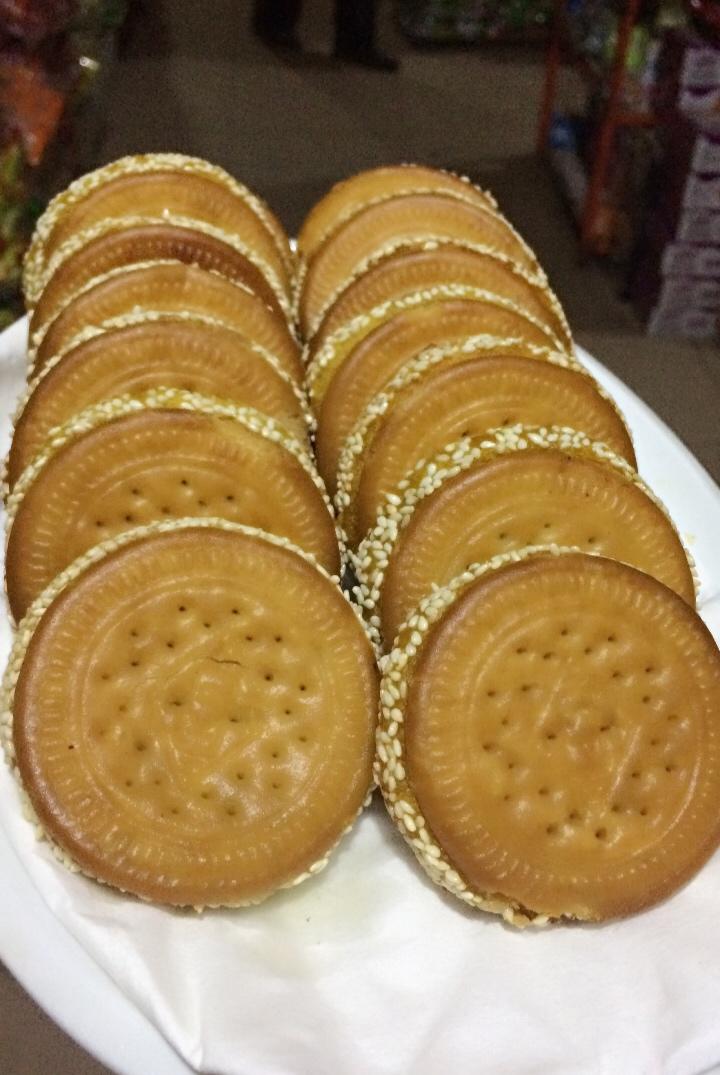 瘦不了的妹子一欣做的金钱南瓜饼