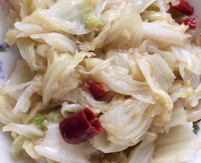 醋溜白菜的做法