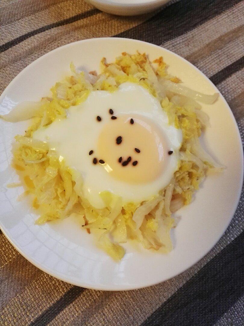 快手早餐料理-卷心菜烘蛋
