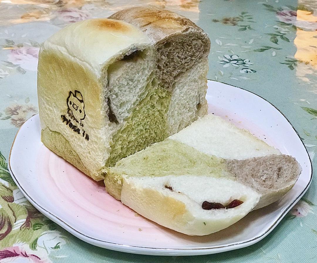 蔓越莓三色吐司