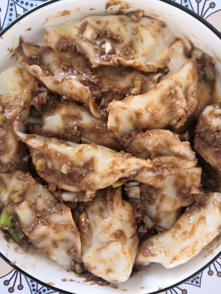 麻酱水饺的做法