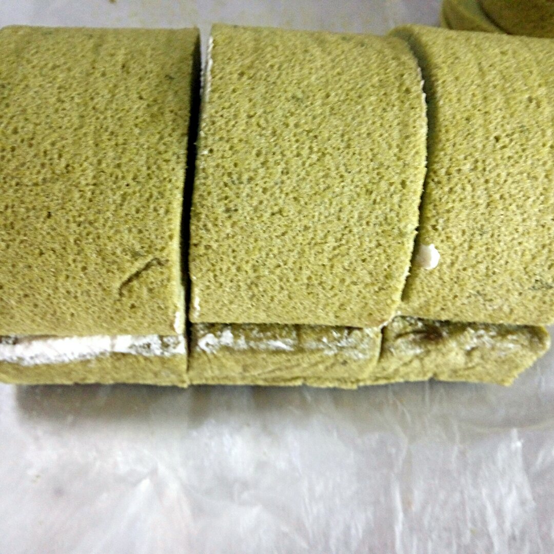 抹茶蜜豆蛋糕卷