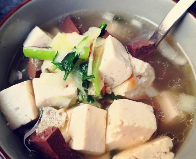 简单又实惠🍽经期滋补 鸭血豆腐汤的做法