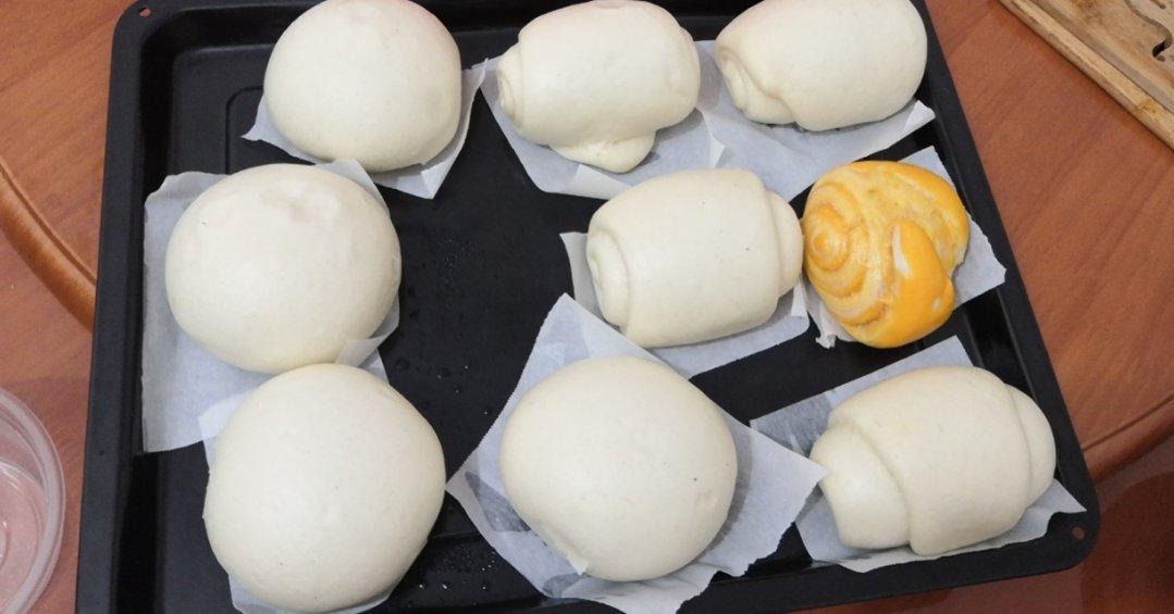 纯手工奶香馒头【无泡打粉，无添加】