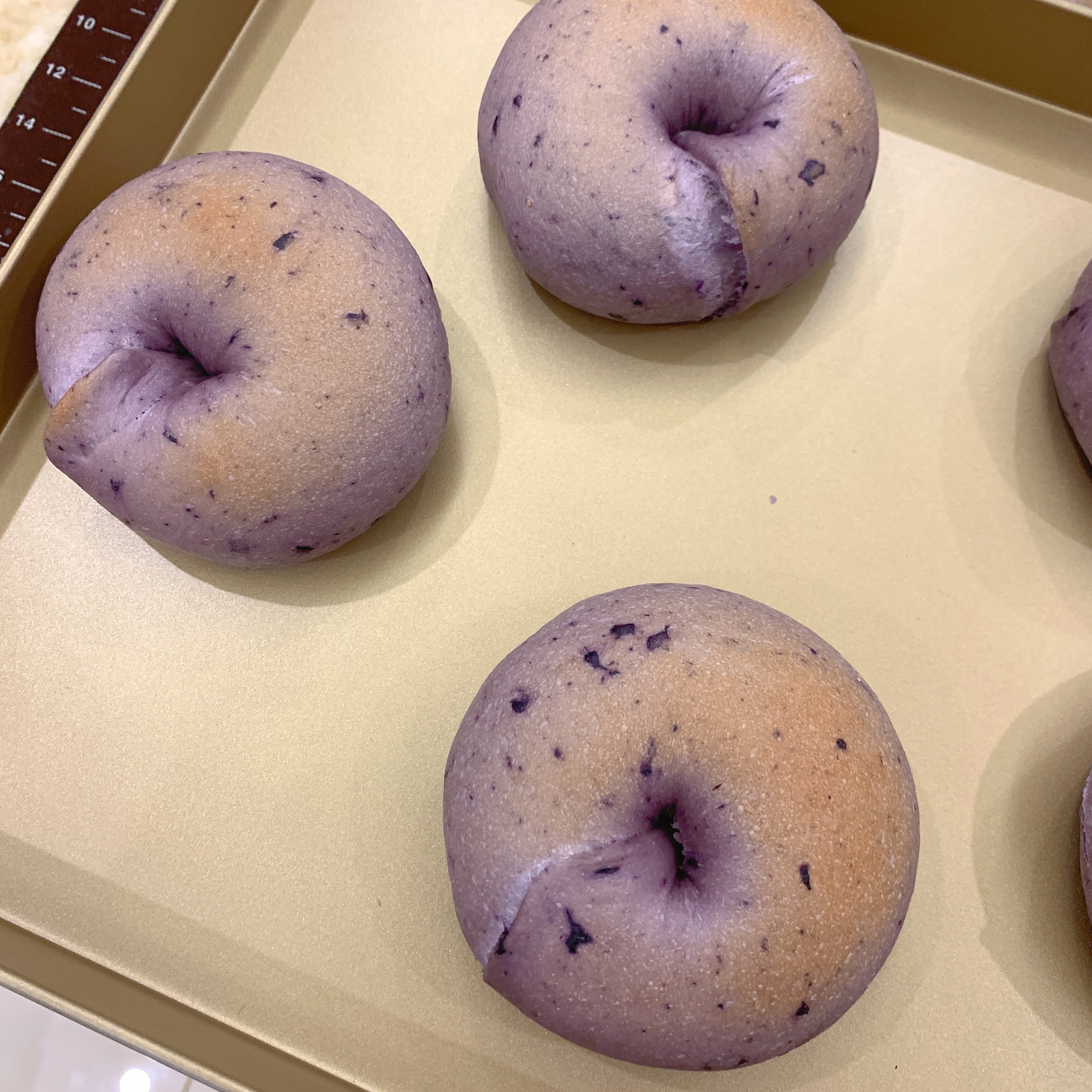 一次发酵版蓝莓贝果的做法
