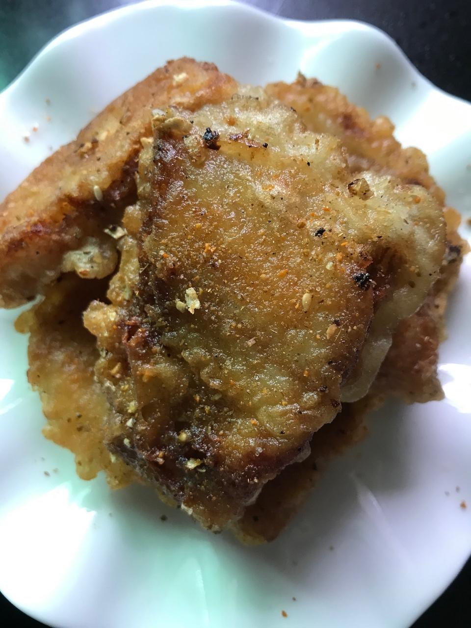 椒盐玉秃鱼的做法