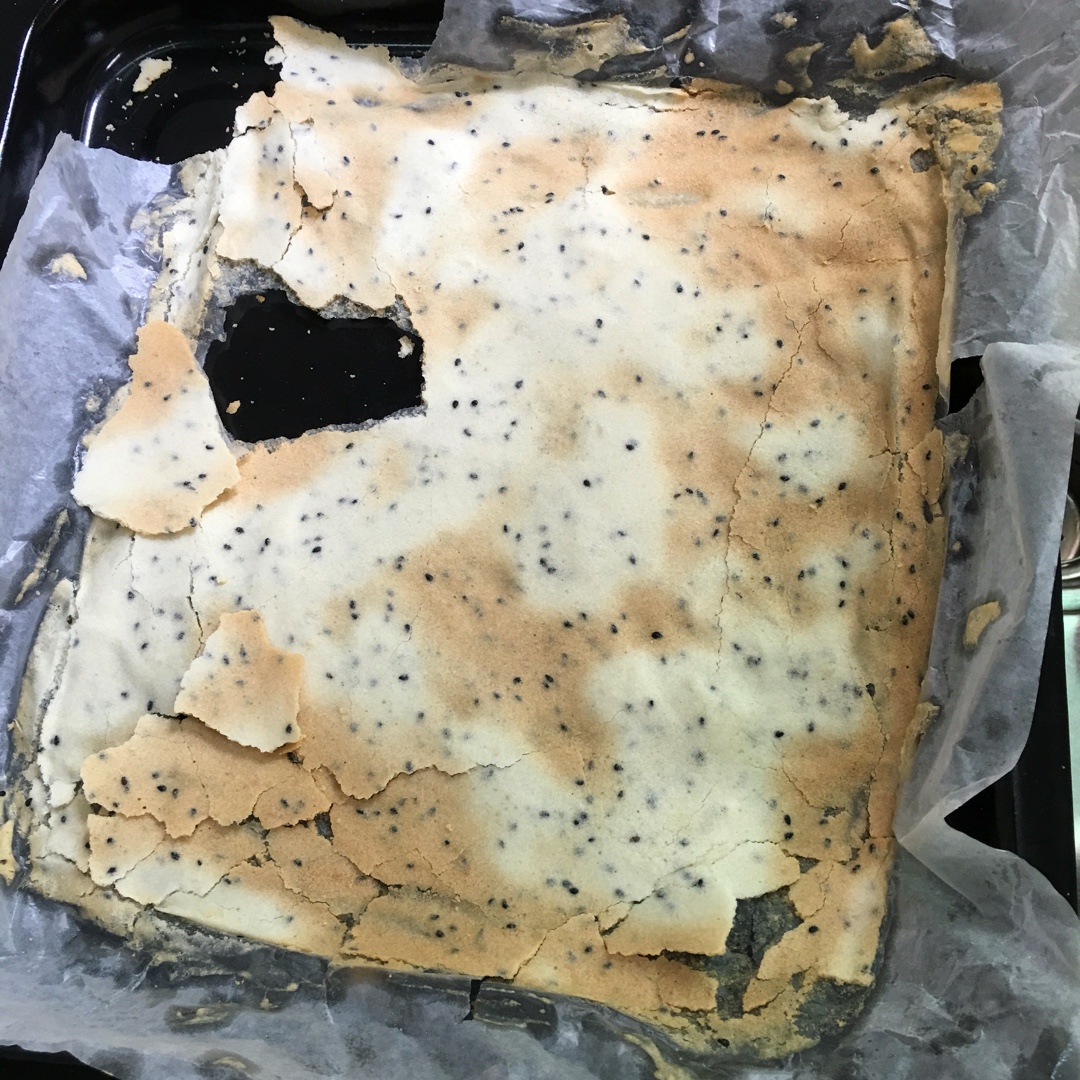芝麻薄脆--消耗剩余蛋白啦
