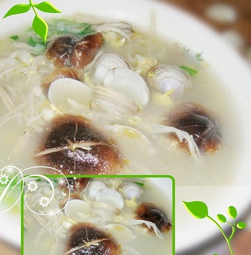 蛤蜊双菇汤的做法