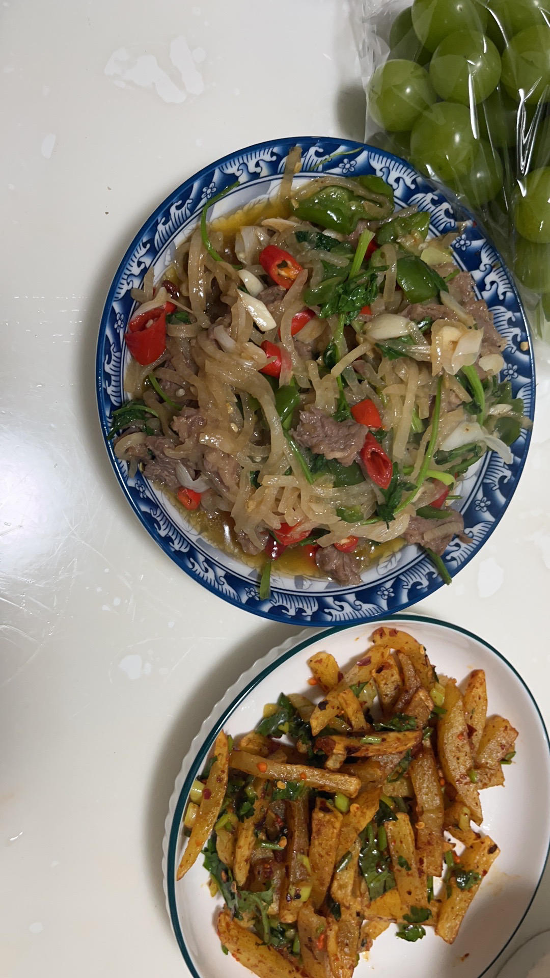 白萝卜丝炒牛肉
