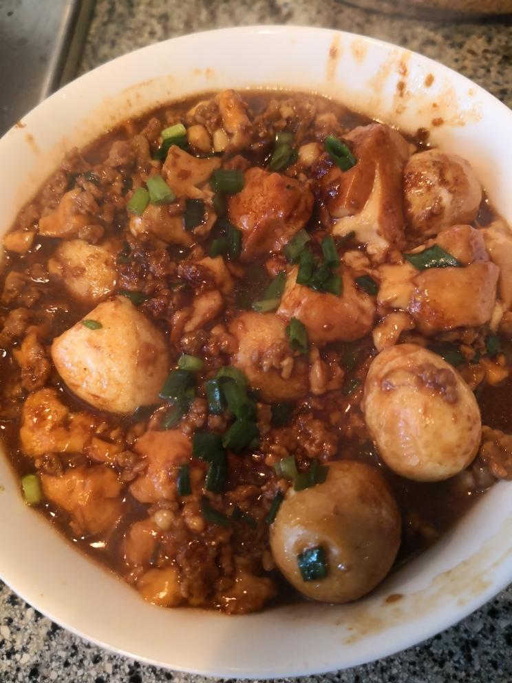 超级下饭的肉沫蛋豆腐