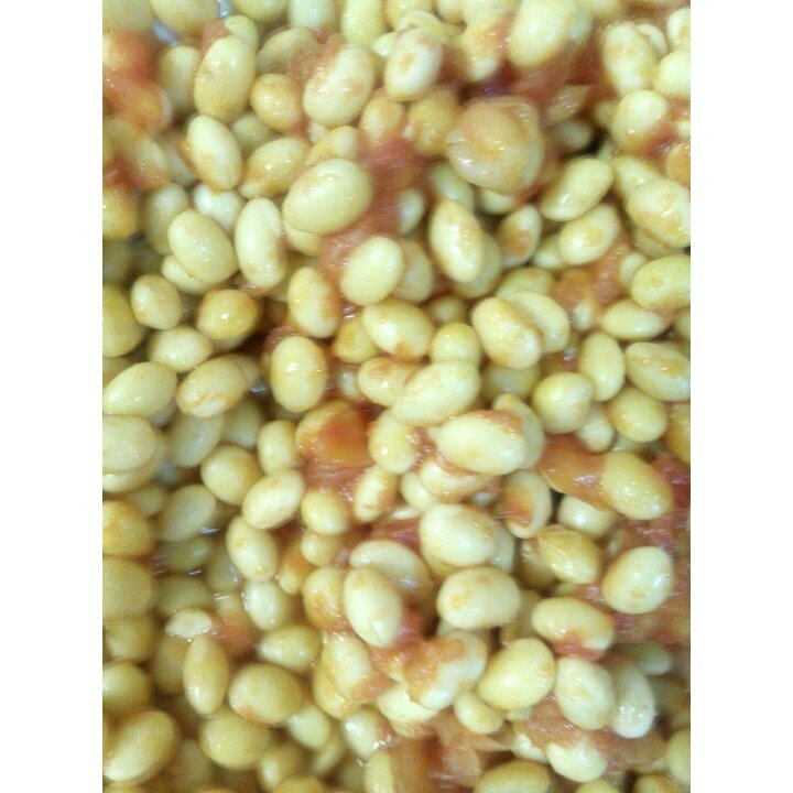 西红柿焗黄豆