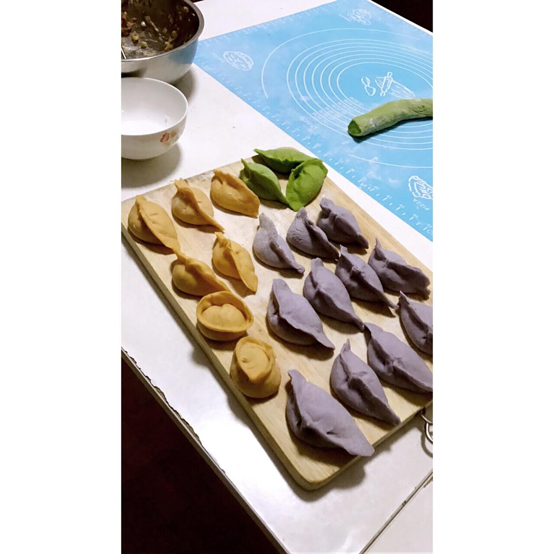 彩色水饺