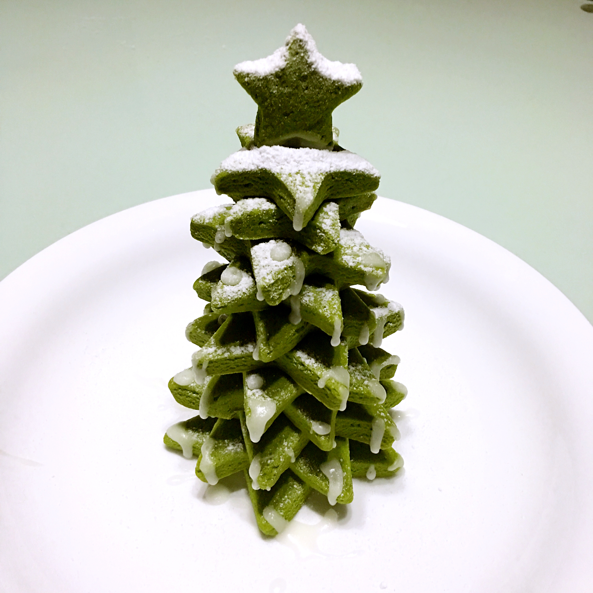 暖暖的就够了做的圣诞饼干树(付糖霜的做法)