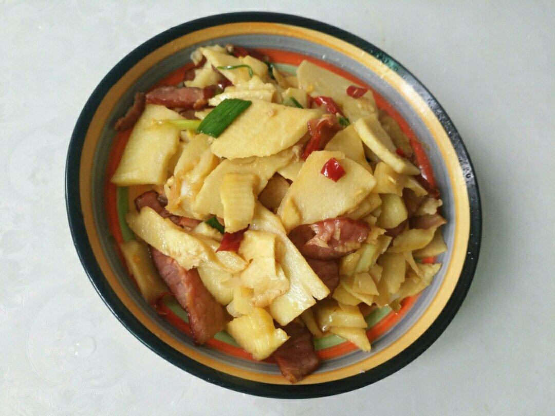 冬笋炒腊肉