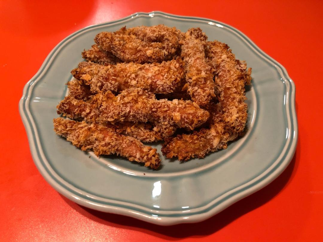 无油健康香酥鸡柳