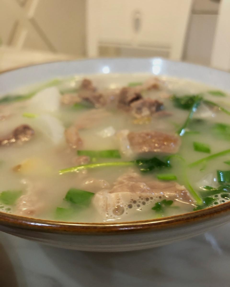 萝卜猪肺汤