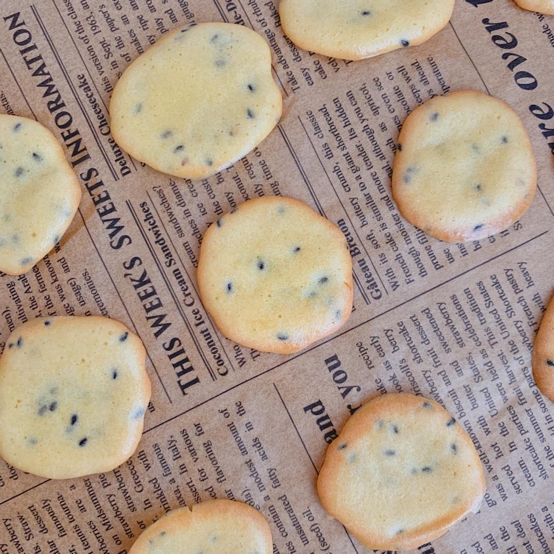 黑芝麻鸡蛋瓦片饼干 真材实料真滋味