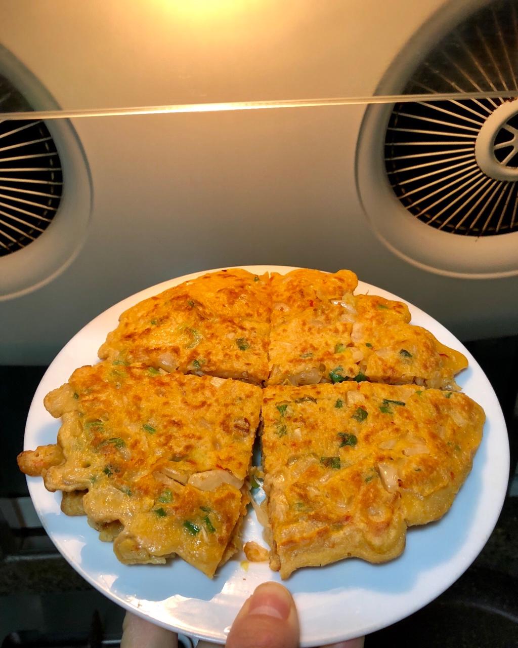 堂妈教你做泡菜饼